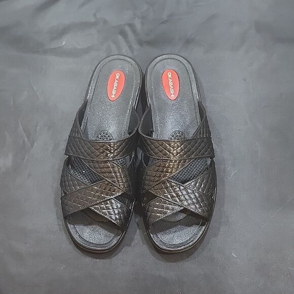 OKABASHI CROSS STRAP WOMEN'S SANDALS - Picture 15 of 16